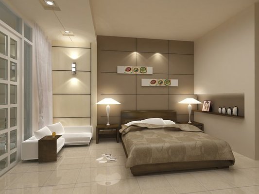Phong cách thiết kế trần thạch cao cho phòng ngủ 1