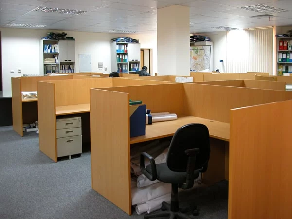 Vách văn phòng bề mặt gỗ Veneer Vách văn phòng bề mặt gỗ Veneer