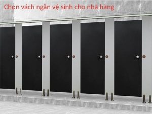 Chọn vách ngăn vệ sinh cho nhà hàng