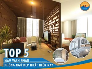 Vách ngăn cho phòng ngủ phổ biến nhất hiện nay