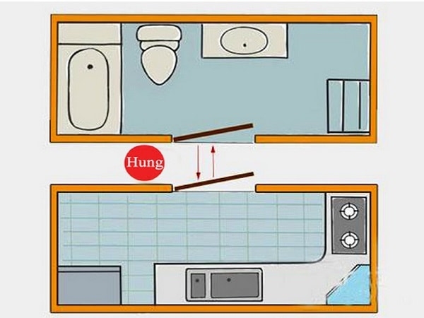 Hóa giải phong thủy nhà vệ sinh trên bếp cần lưu ý những gì?