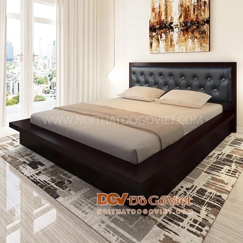 Giường ngủ có kiểu màu sáng cổ điển Giường ngủ có kiểu màu sáng cổ điển