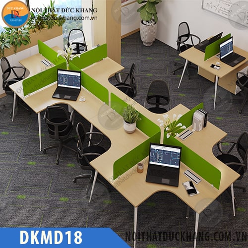Cụm bàn làm việc 8 chỗ ngồi DKMD18