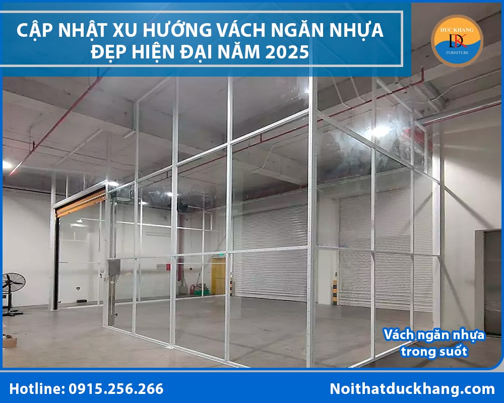 Vách ngăn nhựa trong suốt Vách ngăn nhựa trong suốt