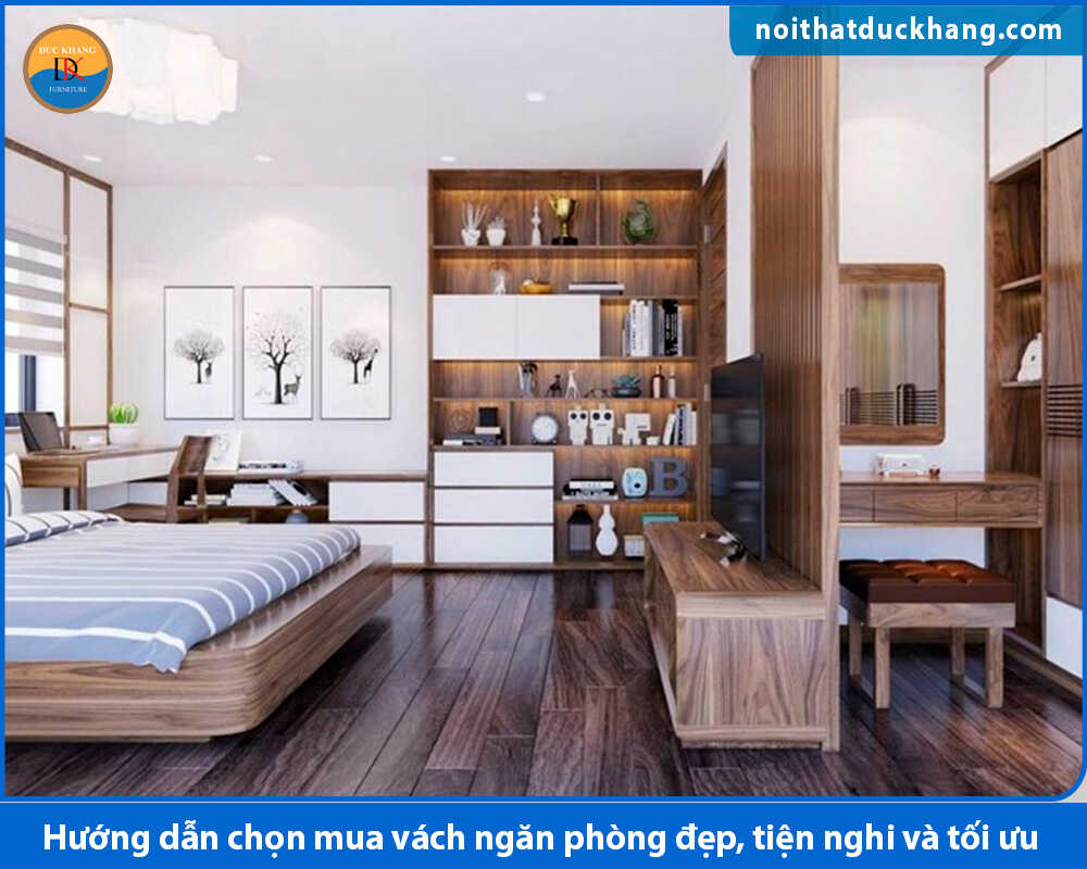 Hướng dẫn chọn mua vách ngăn phòng đẹp, tiện nghi và tối ưu