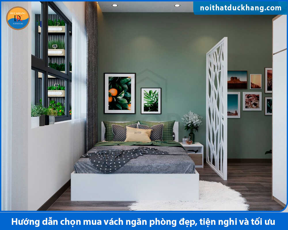 Hướng dẫn chọn mua vách ngăn phòng đẹp, tiện nghi và tối ưu