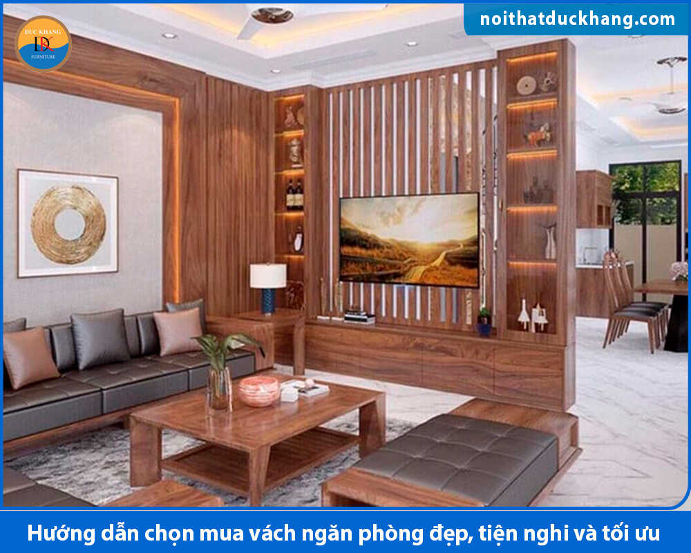 Hướng dẫn chọn mua vách ngăn phòng đẹp, tiện nghi và tối ưu