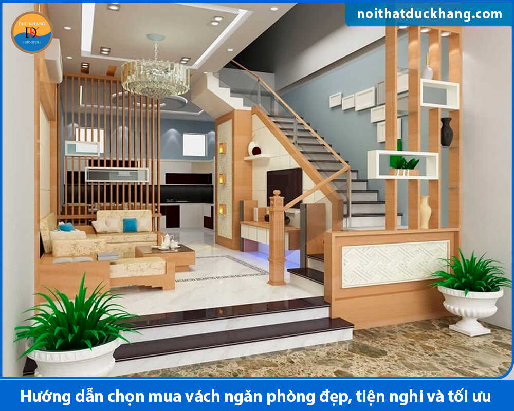 Hướng dẫn chọn mua vách ngăn phòng đẹp, tiện nghi và tối ưu