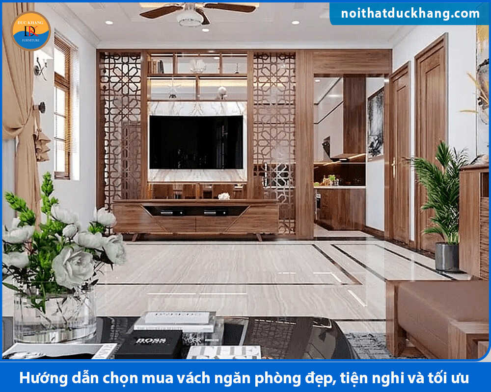 Hướng dẫn chọn mua vách ngăn phòng đẹp, tiện nghi và tối ưu