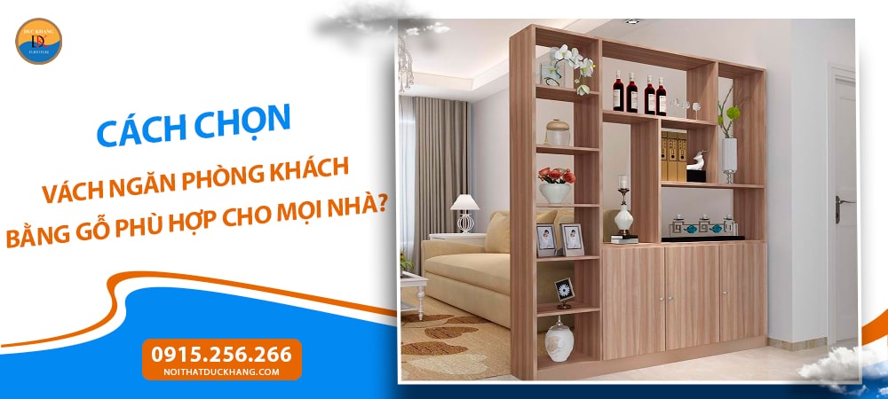 Vách ngăn phòng khách bằng gỗ kệ trang trí Vách ngăn phòng khách bằng gỗ kệ trang trí