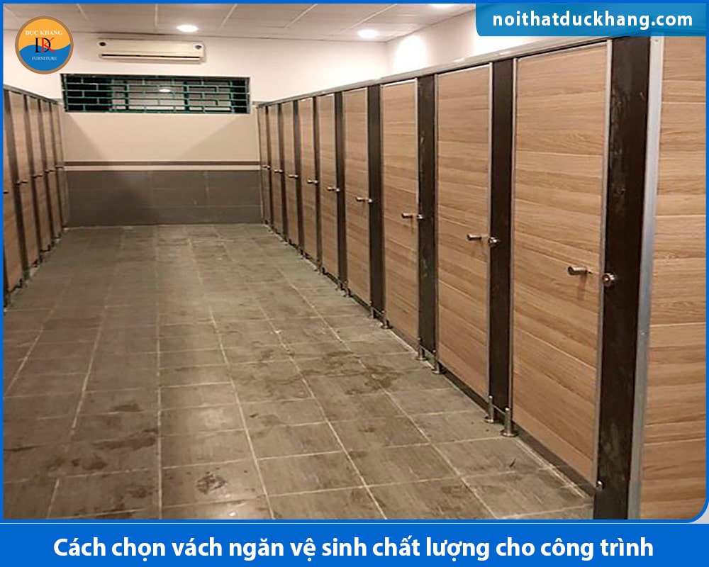 Cách chọn vách ngăn vệ sinh chất lượng cho công trình