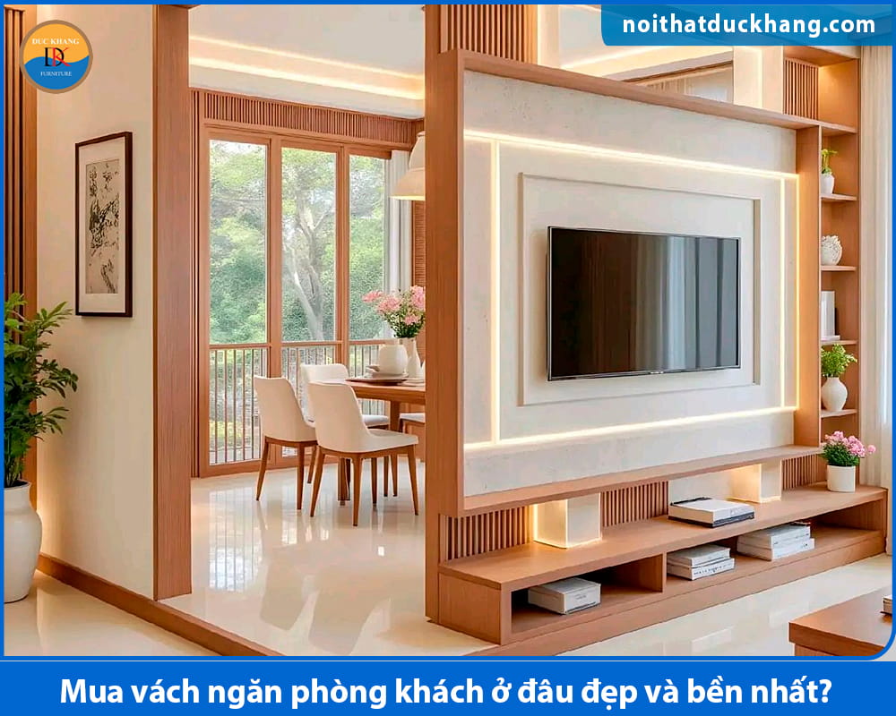 Mua vách ngăn phòng khách ở đâu đẹp và bền nhất?