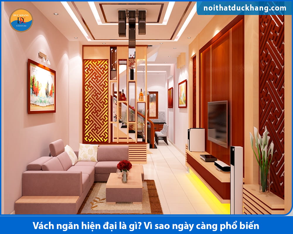 Vách ngăn hiện đại CNC trang trí